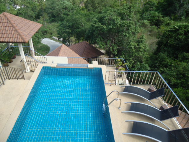Chaweng Hills, pool from above